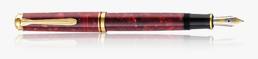 Pen Png Image - Pelikan M800 Fountain Pen Burnt Orange, Transparent Clipart