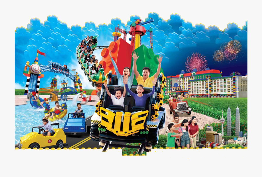 Transparent Theme Park Clipart - Legoland Theme Park Johor Bahru, Transparent Clipart