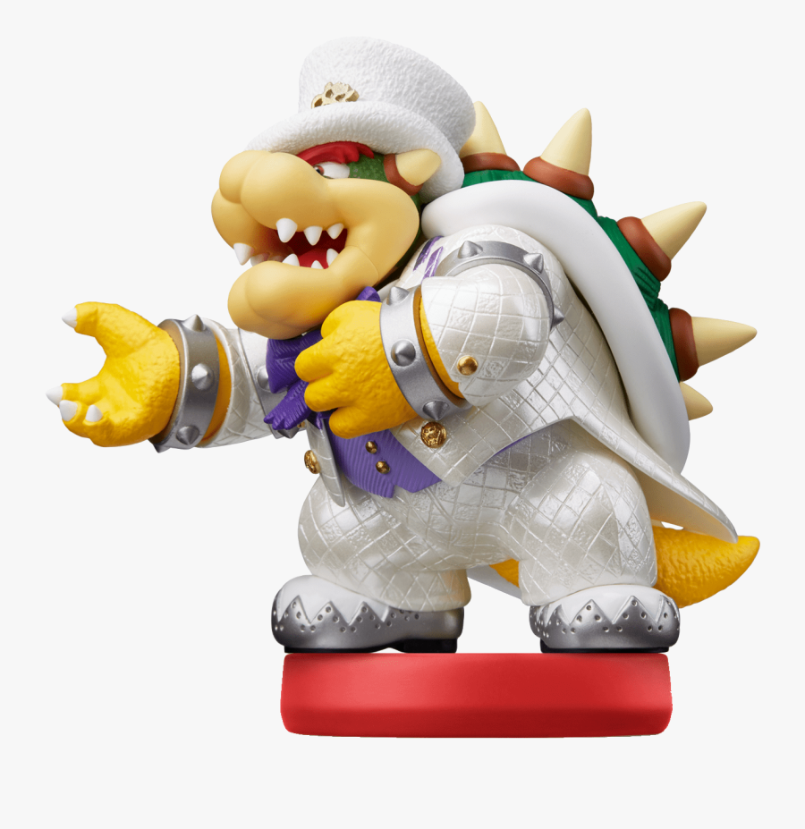 Transparent Super Mario Odyssey Png - Bowser Mario Odyssey Amiibo, Transparent Clipart
