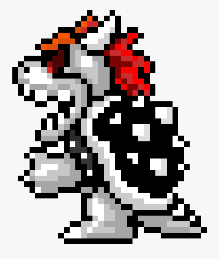 Pixilart - Super Mario Bros 3 Bowser, Transparent Clipart