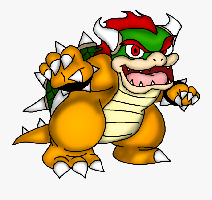 Mario Clipart Avatar - Bowser, Transparent Clipart