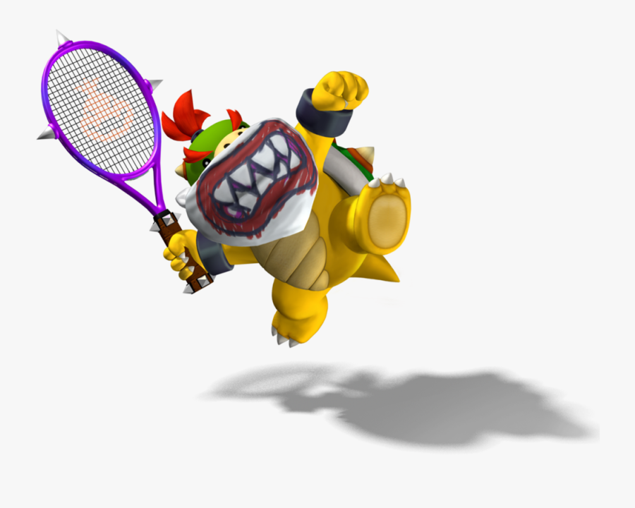 Mpt Artwork - Mario Tennis Bowser Jr, Transparent Clipart