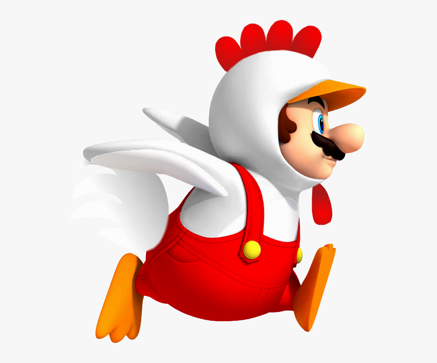 Chicken Mario Nsmbvr - Mario Penguin Power Up, Transparent Clipart