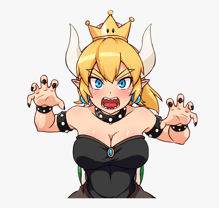 #bowsette #bowser #mariobros - Bowsette Art, Transparent Clipart