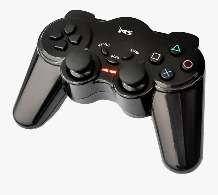 Video Game Controller Png Free Background - Joystick Inalambrico Para Play 2, Transparent Clipart