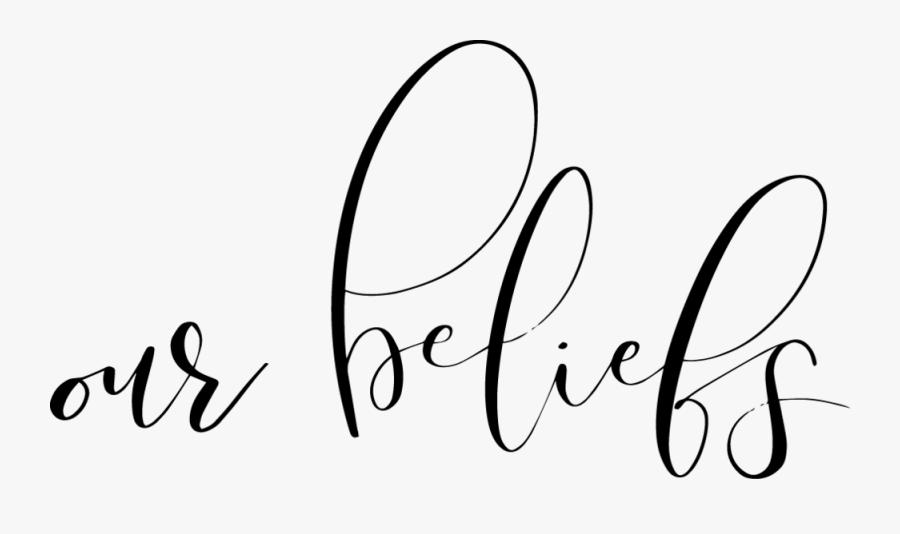 Beliefs Calligraphy Clipart , Png Download, Transparent Clipart