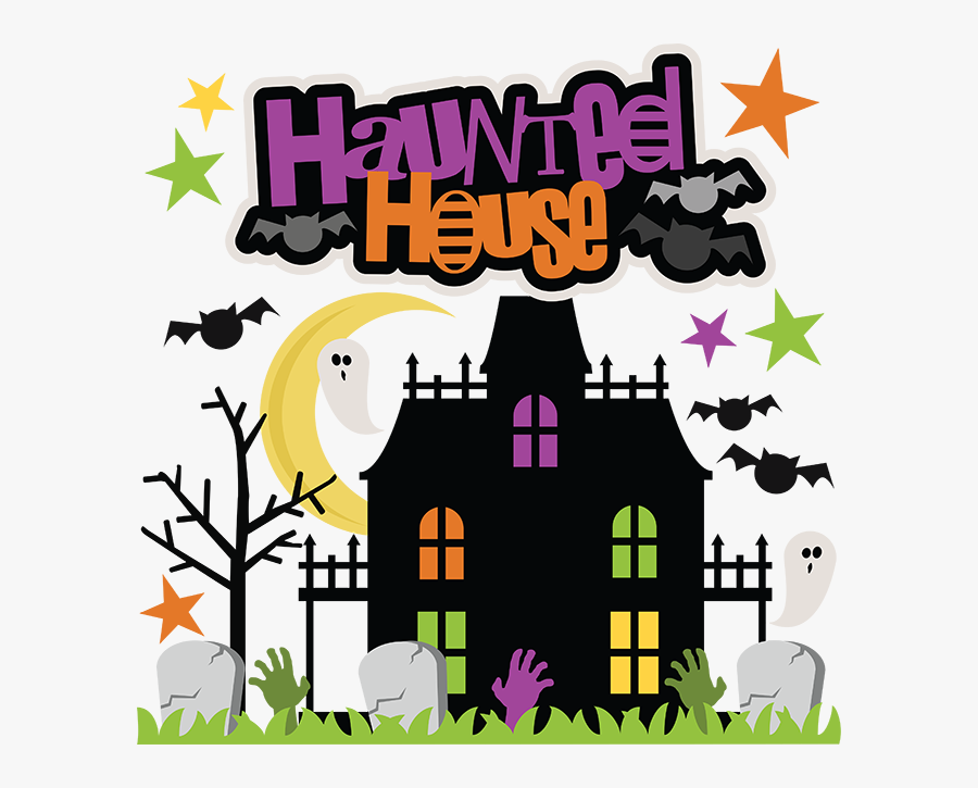Haunted House Svg Cut File Haunted House Svg File Haunted, Transparent Clipart