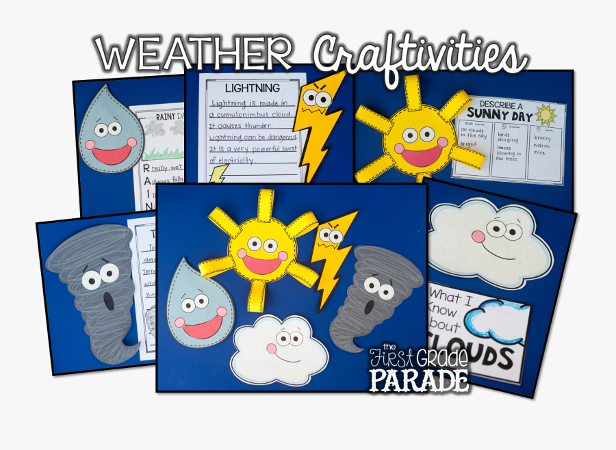 Weather Activity First Grade, Transparent Clipart