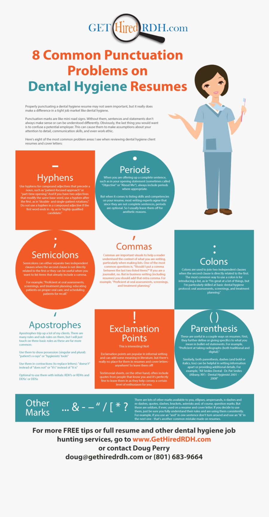 8 Common Punctuation Problems On Dental Hygiene Resumes - Dental Hygienist Jobs, Transparent Clipart