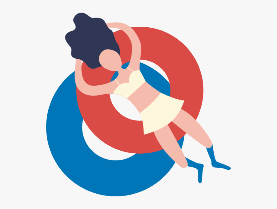 Vector Women Exercise - Women Swim Illustration Png, Transparent Clipart
