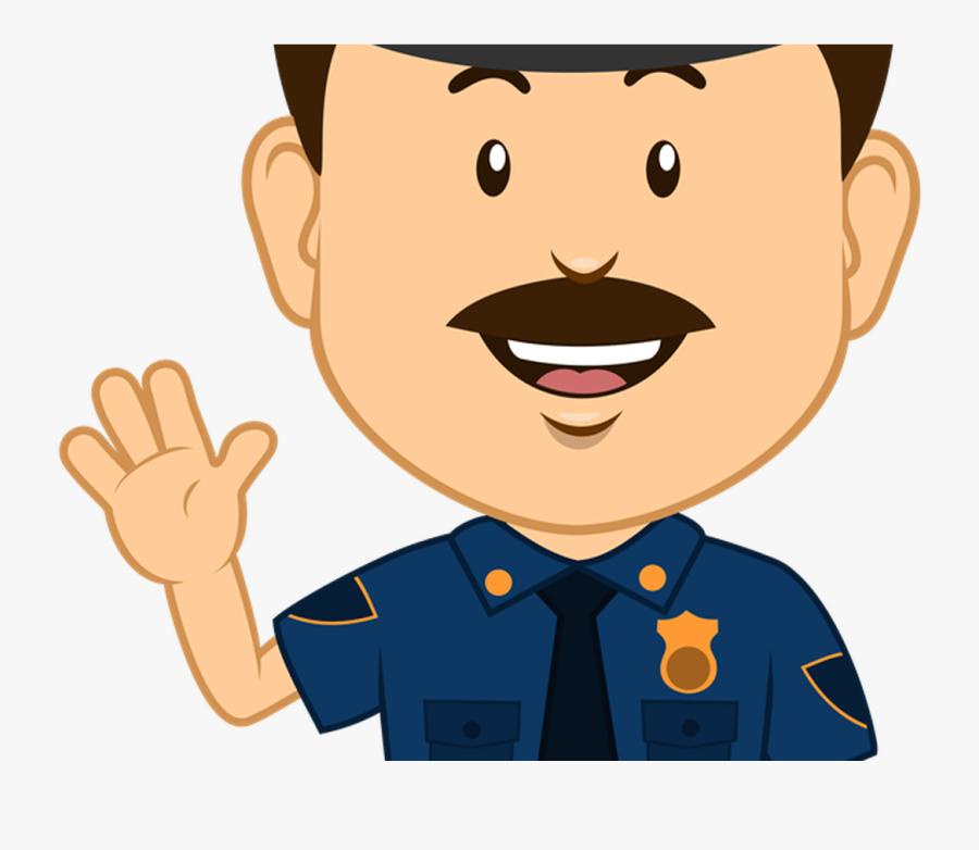 Transparent Police Officer Clipart - Clip Art Police Man, Transparent Clipart