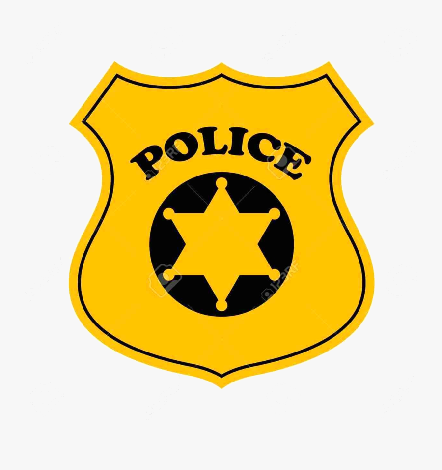 Police Badge Officer Clipart Transparent Png - Gold Police Badge Clipart, Transparent Clipart