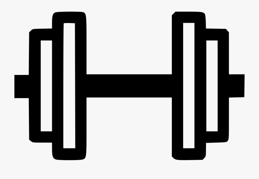 Transparent Dumb Bells Clipart - Weight Dumbbell Icon, Transparent Clipart