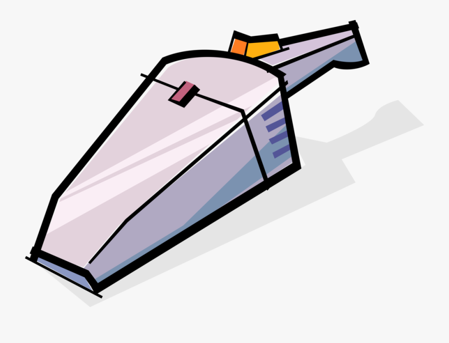 Vector Illustration Of Handheld Cordless Vacuum Cleaner , Free