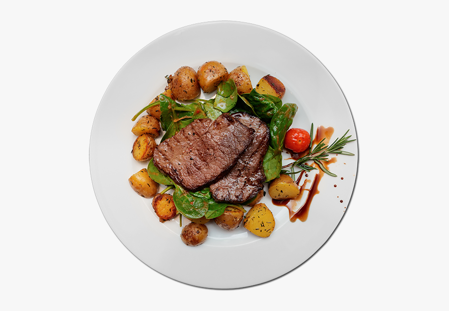 Food, Sutherland Foodservice - Top View Food Plate, Transparent Clipart