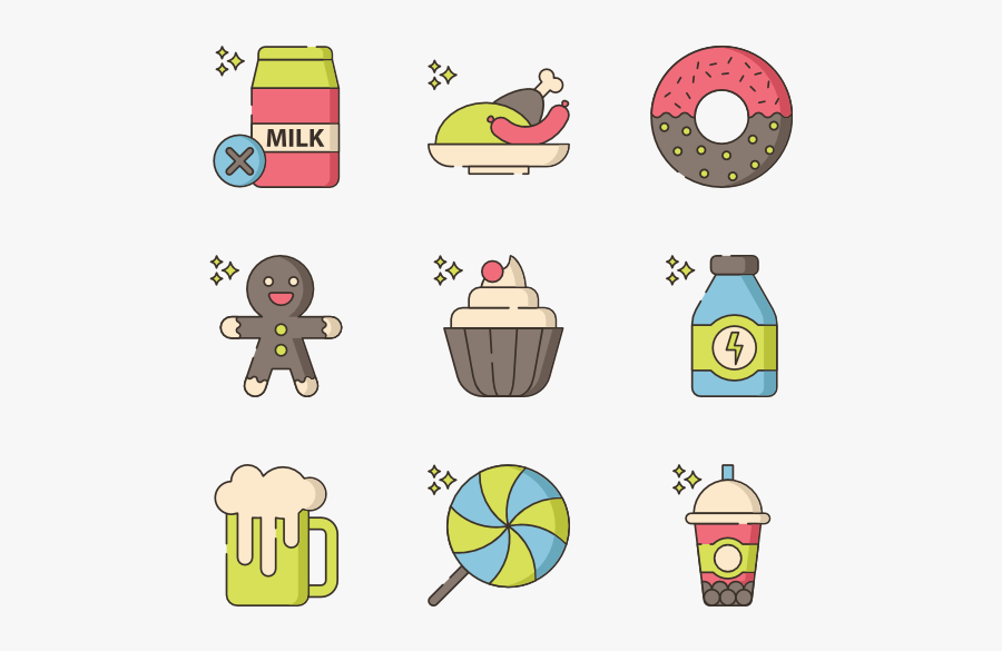 Food & Drink, Transparent Clipart