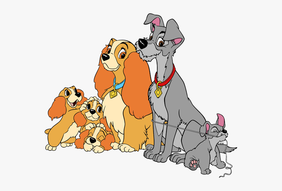 Lady And The Tramp Pups, Transparent Clipart