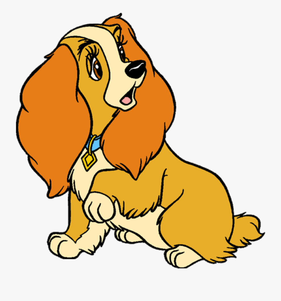 Disneys Lady And The Tramp Images Clip Art Wallpaper - Dog Licks, Transparent Clipart