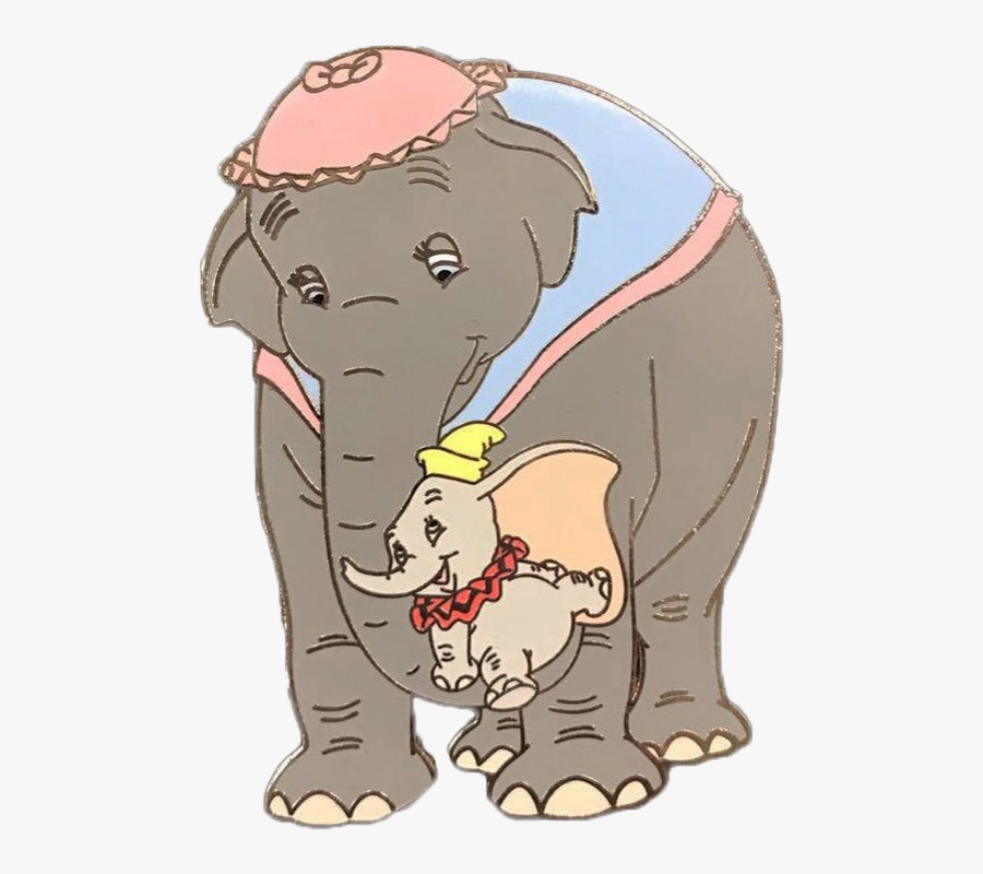 Animal Parents Set Of - Mrs Jumbo And Dumbo, Transparent Clipart