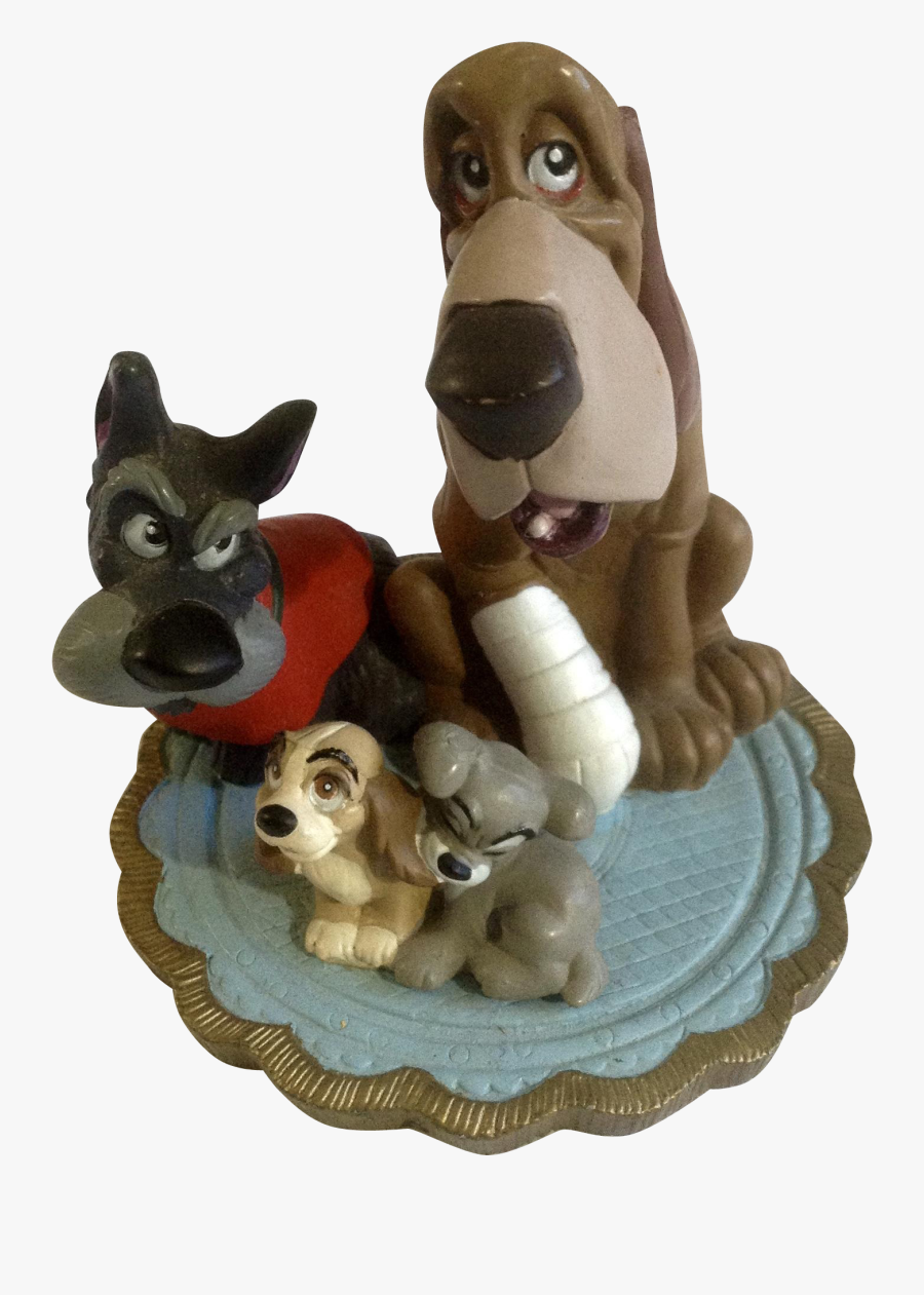 Vintage Lil Classics Disney Store Lady & The Tramp - Figurine, Transparent Clipart