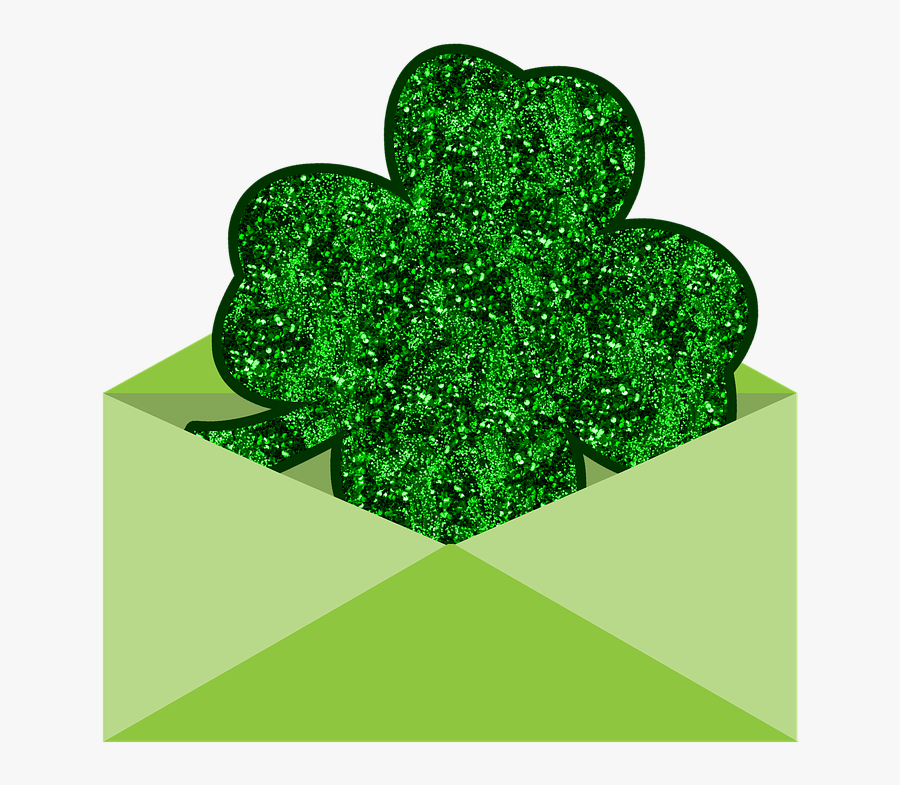 Four Leaf Clover Outline 13, - Four-leaf Clover, Transparent Clipart