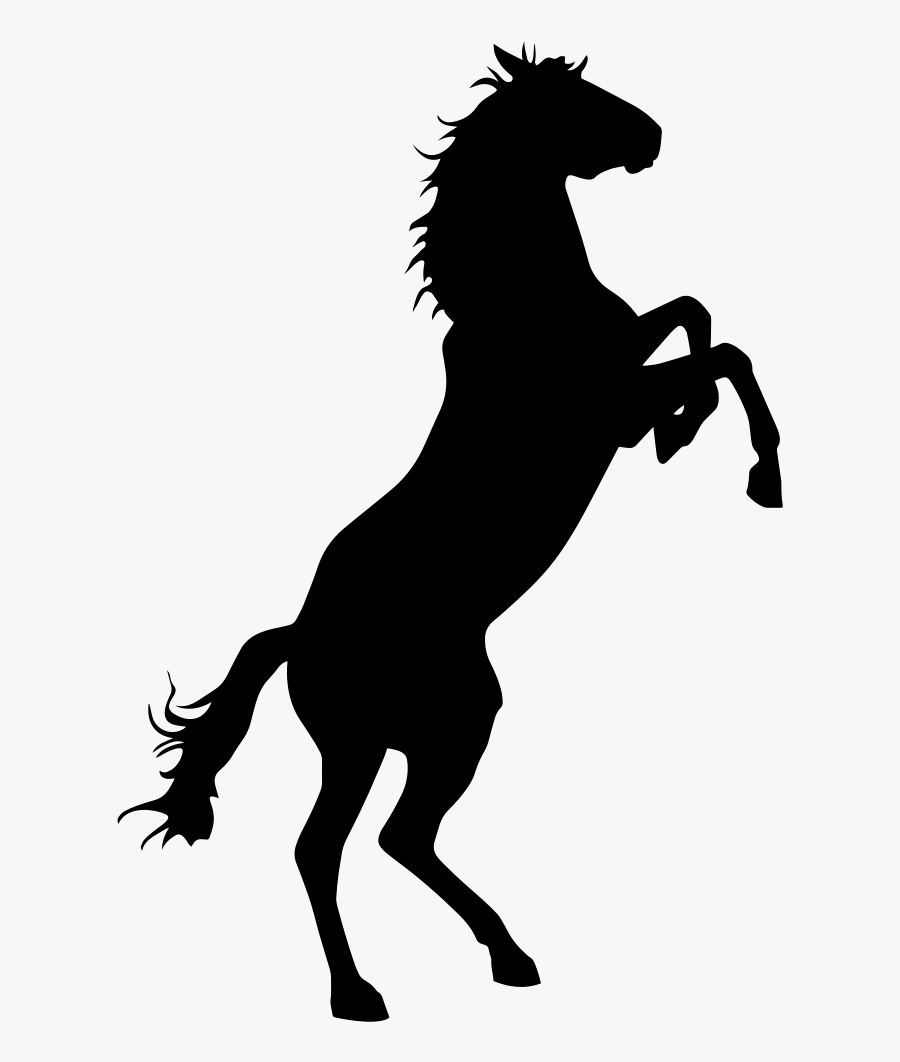 Mustang Bronco Bucking Criollo Horse Stallion - Standing Horse, Transparent Clipart