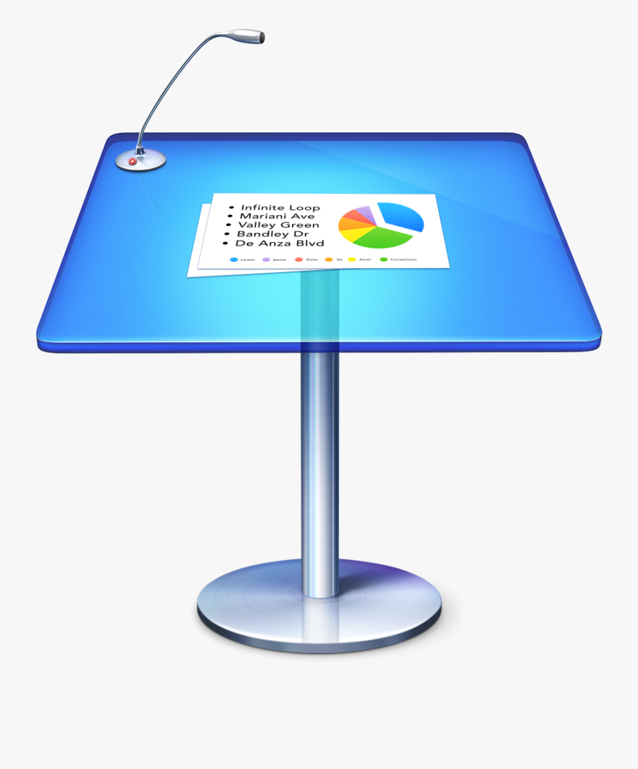 Clip Art Keynote Logo - Mac Keynote Icon, Transparent Clipart