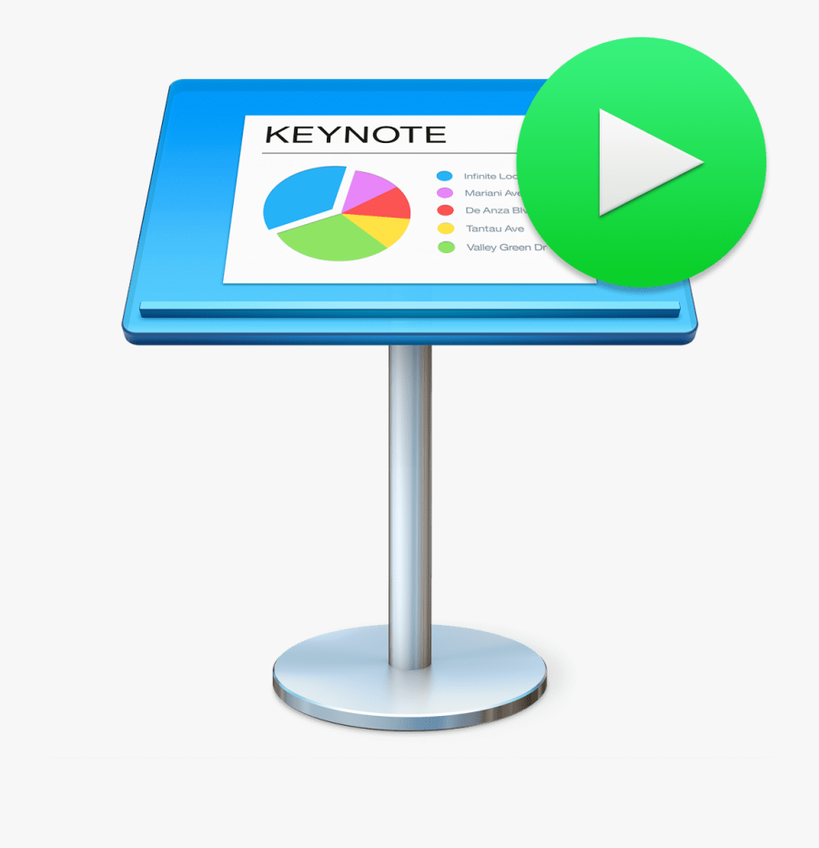 Apple Keynote Icon Png, Transparent Clipart