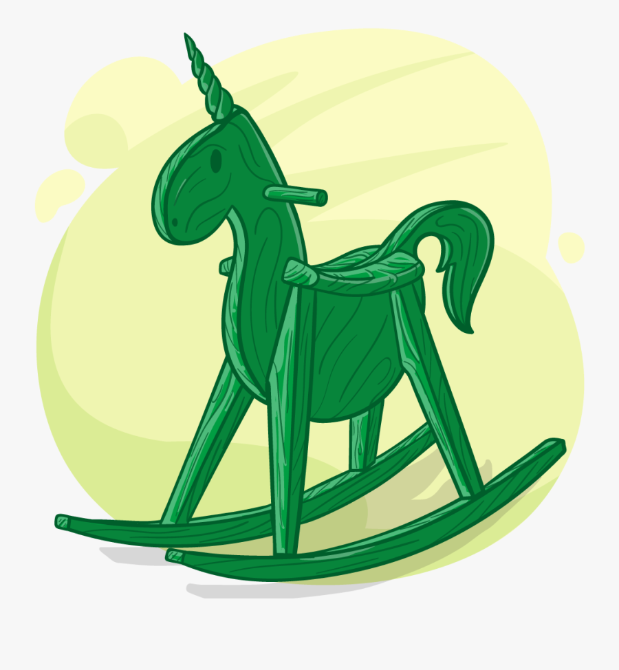 Sixay Rocking Horse Clipart , Png Download - Cartoon, Transparent Clipart