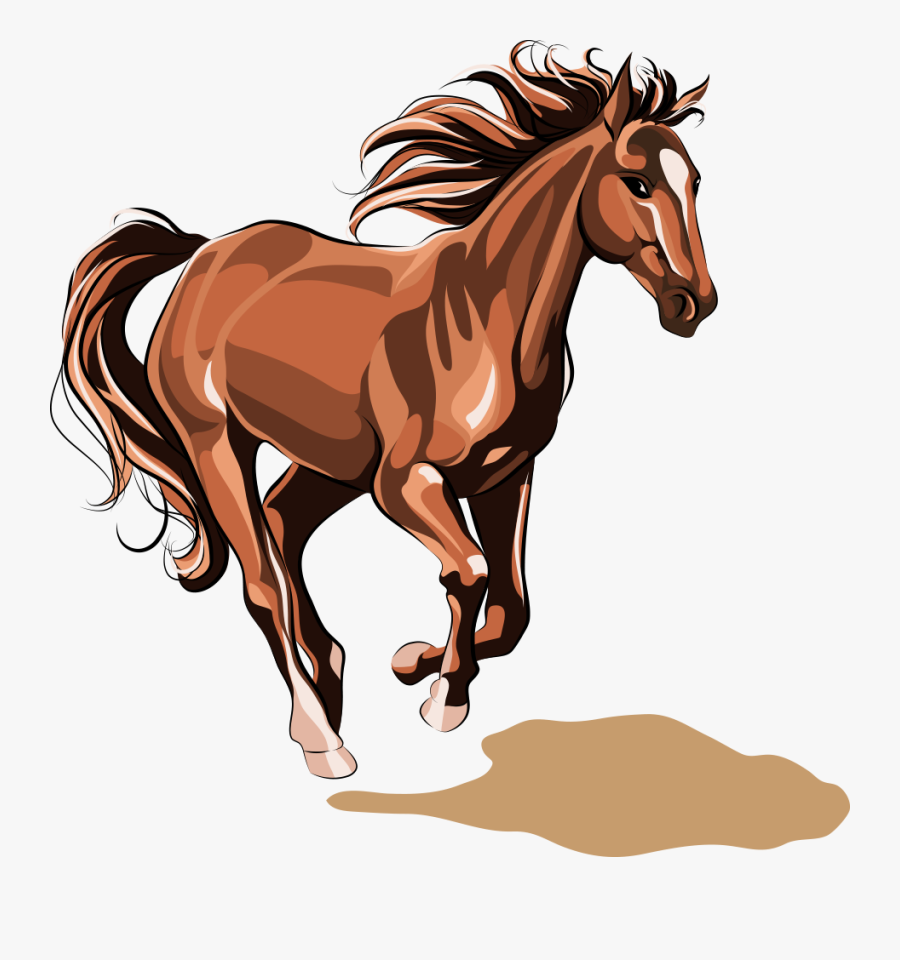 Horse Brown Vector Png, Transparent Clipart