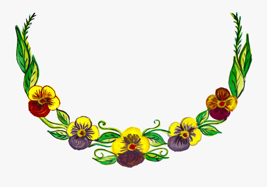 Flower Wreath 2 Png, Transparent Clipart