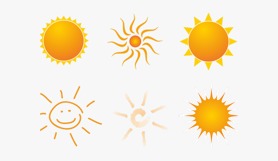 Sun With 12 Rays, Transparent Clipart