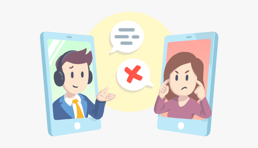 Phrases That Upset Customers - Cartoon, Transparent Clipart