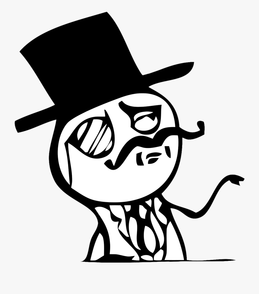 Troll Face Meme Png - Feel Like A Sir Png, Transparent Clipart