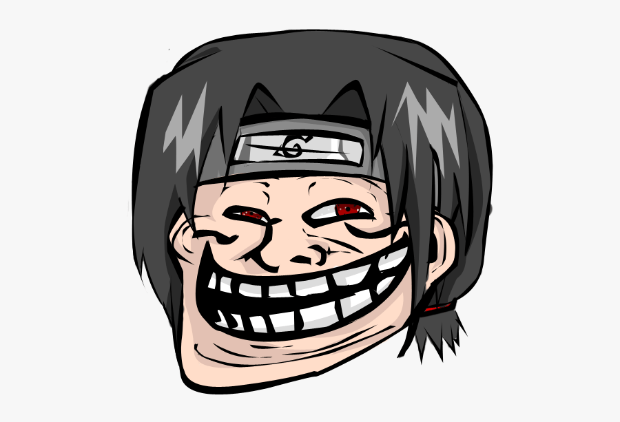 Naruto Troll Face - Troll Face Naruto, Transparent Clipart
