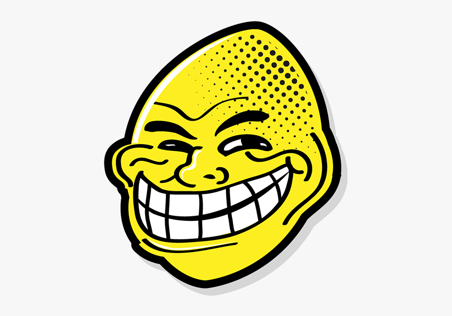 Smiley Text Messaging Internet Troll Font - Troll Face Transparent, Transparent Clipart