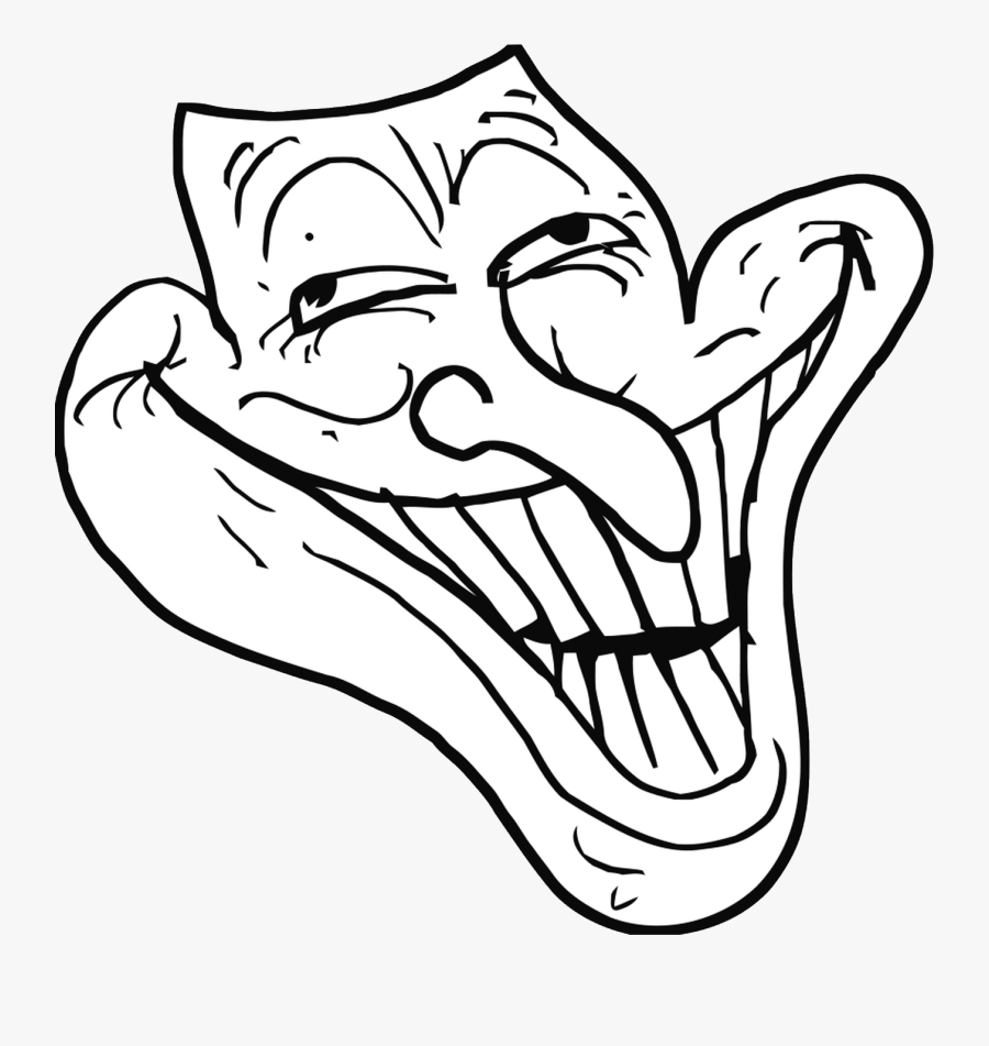 Trollface Png Transparent - New Troll Face, Transparent Clipart