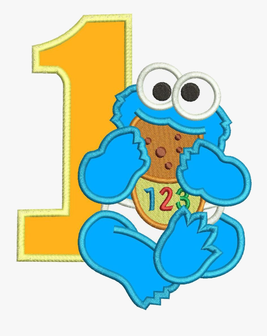 Cookie Monster Clipart Design X Transparent Png - Cookie Monster Birthday Cartoon, Transparent Clipart