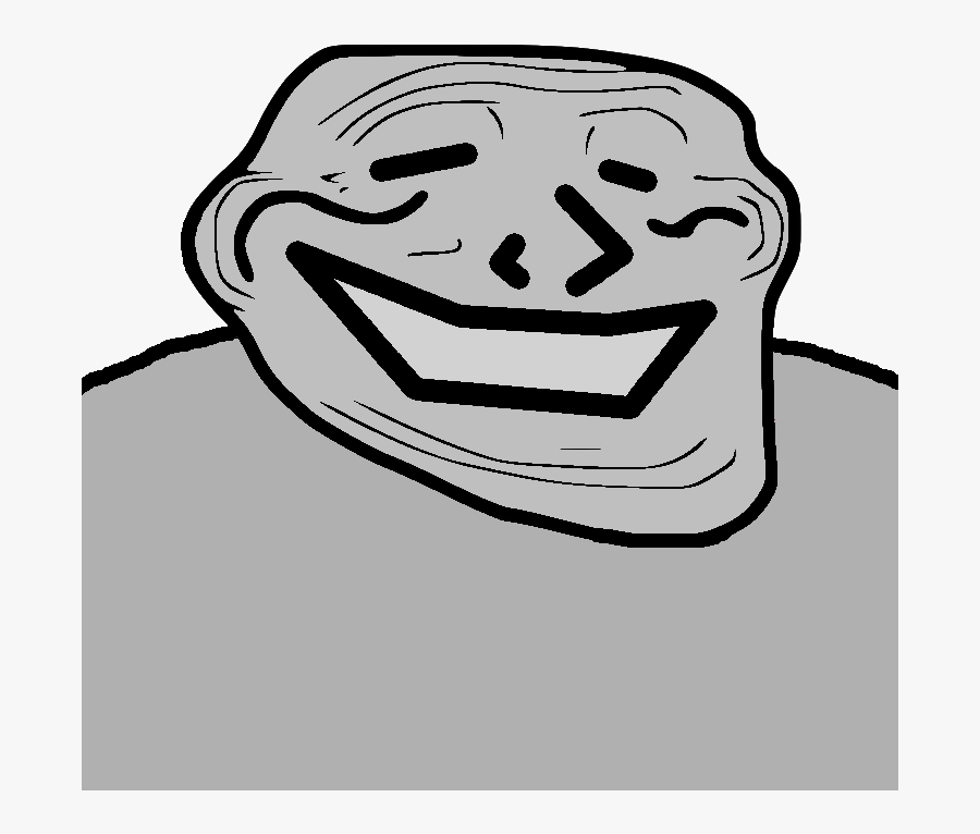 Trollface ,, Transparent Clipart