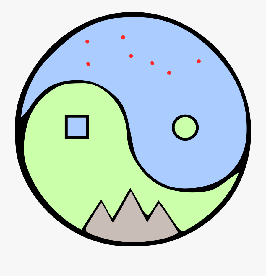 Earth Clip Heaven - Cielo Y Tierra Dibujo, Transparent Clipart