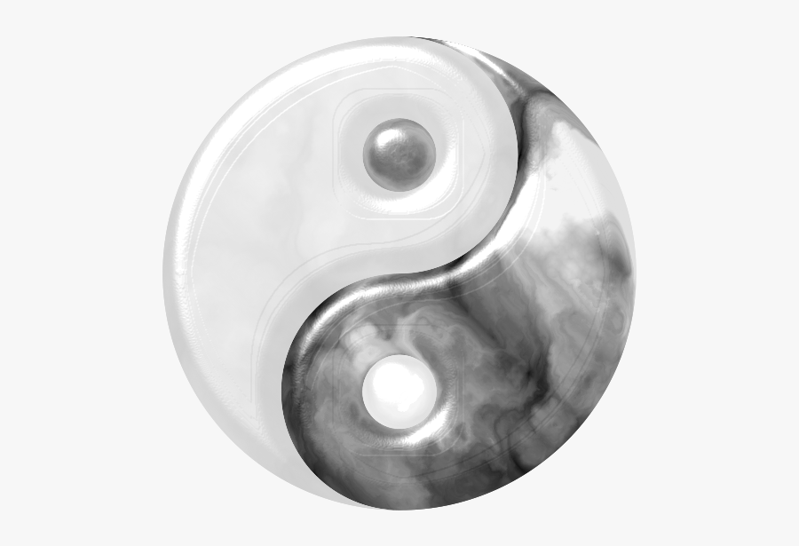Marbled Yin Yang - Bead, Transparent Clipart