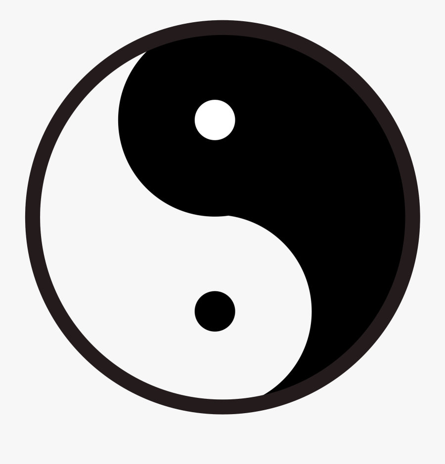 Yin And Yang Drawings, Transparent Clipart