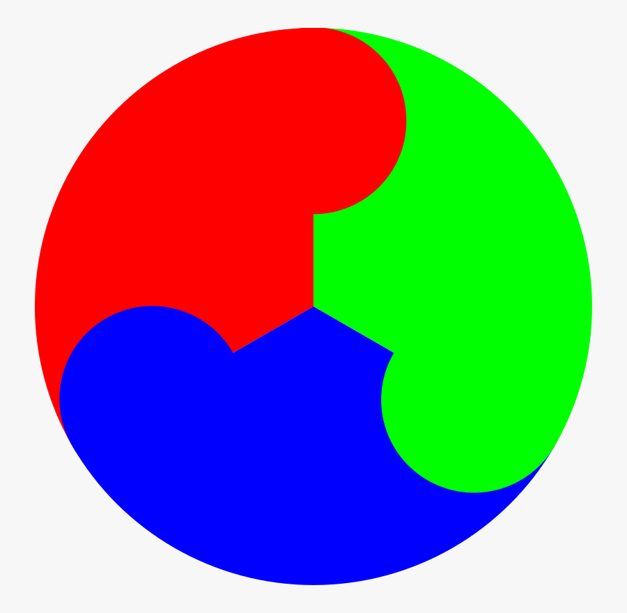 Yin Yang 3 Colors, Transparent Clipart