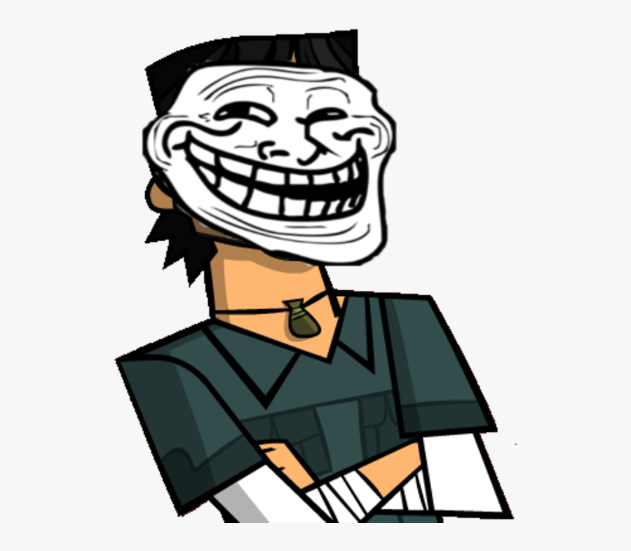 Troll Face With Body - Troll Face, Transparent Clipart