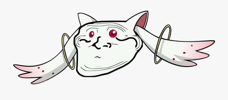 Cat Clip Art Illustration Drawing Cartoon - Troll Face, Transparent Clipart