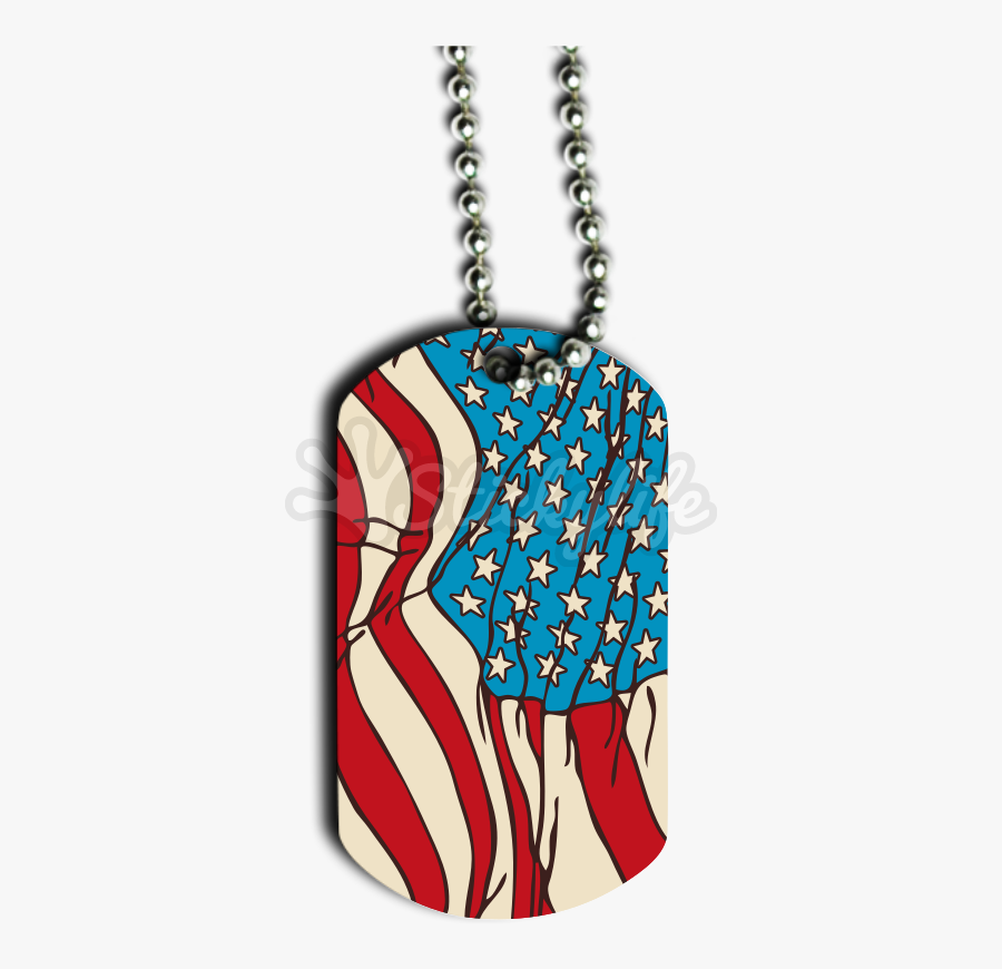 Veteran"s Day We Owe Them All Dog Tag Front - Chain, Transparent Clipart