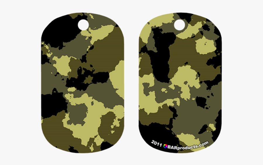 Kolorcoat™ Dog Tag - Camouflage Dog Tag Template, Transparent Clipart