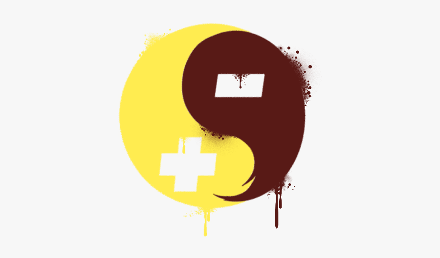 Genji Vector Yin Yang - Zenyatta Discord Orb Spray, Transparent Clipart