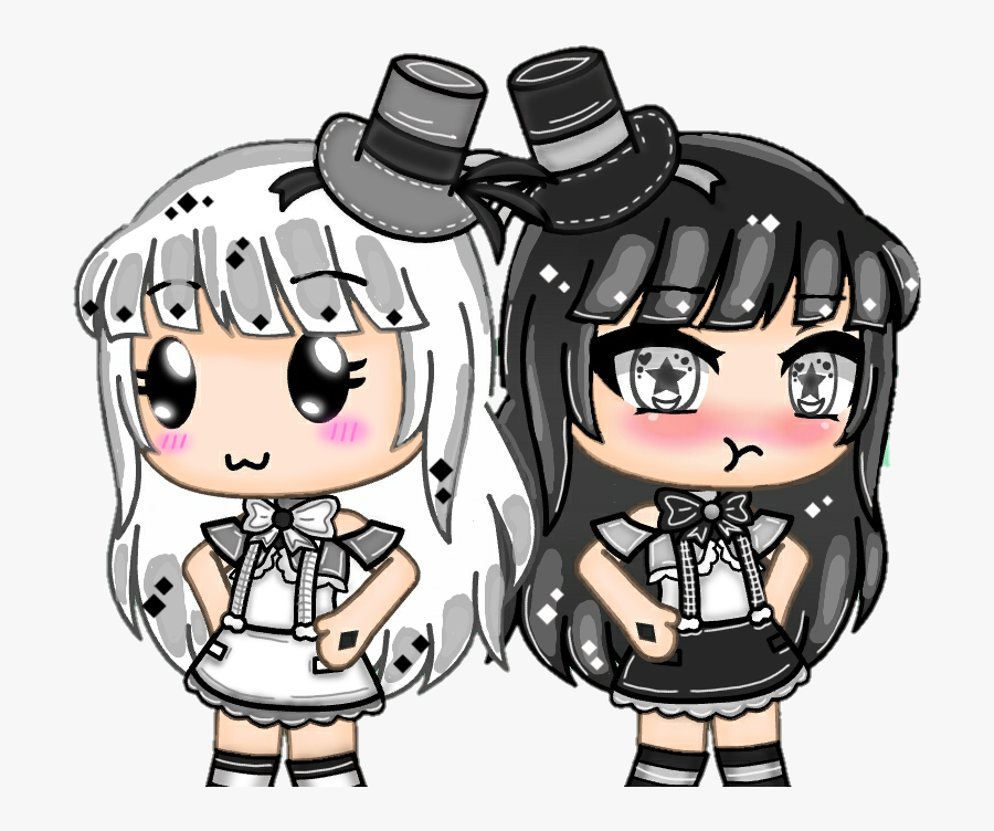 Yin And Yang With Long Hair ●ω●
now As A Sticker - Cartoon, Transparent Clipart