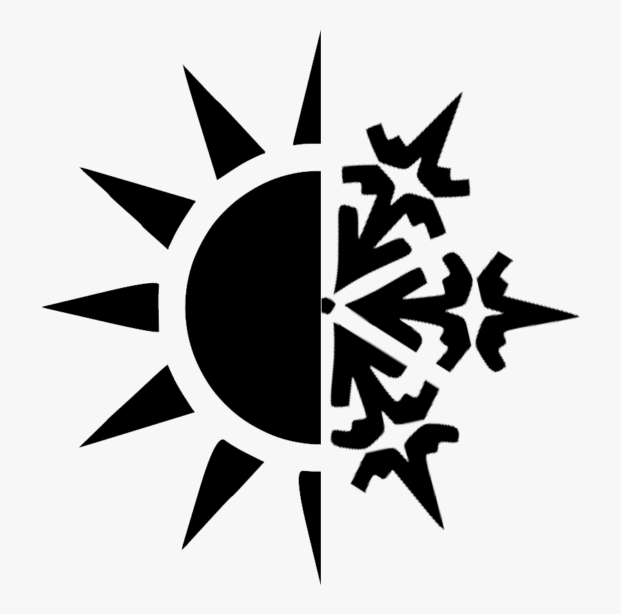 The Logo That Was Finalised By The Group And Created - Tribal Wolf Yin Yang, Transparent Clipart